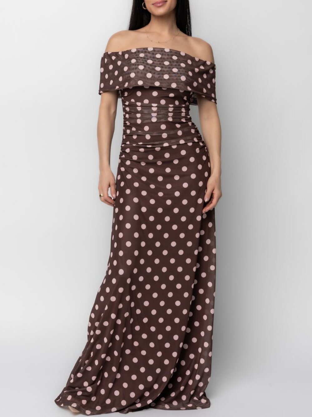 [NWT] Baltic Born Polka Dot Chocolate Dress XS